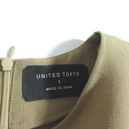 UNITED TOKYO バック チェック ドレス
