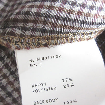 UNITED TOKYO バック チェック ドレス