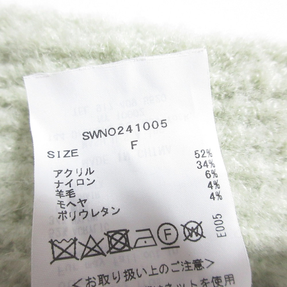 スナイデル オフショルダー スキッパー ミニ ニット ドレス