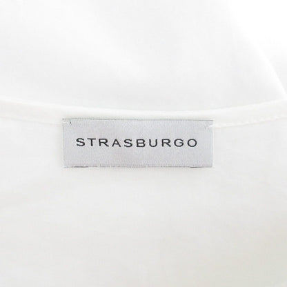 STRASBURGO ヒドゥン ボタン パフ スリーブ ブラウス