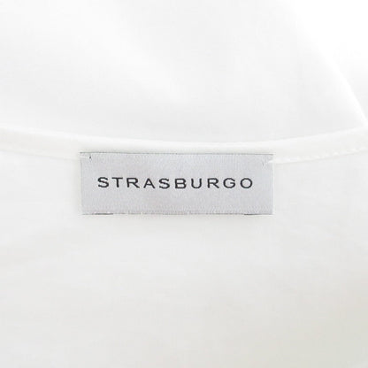 STRASBURGO ヒドゥン ボタン パフ スリーブ ブラウス