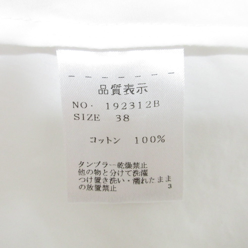 STRASBURGO ヒドゥン ボタン パフ スリーブ ブラウス