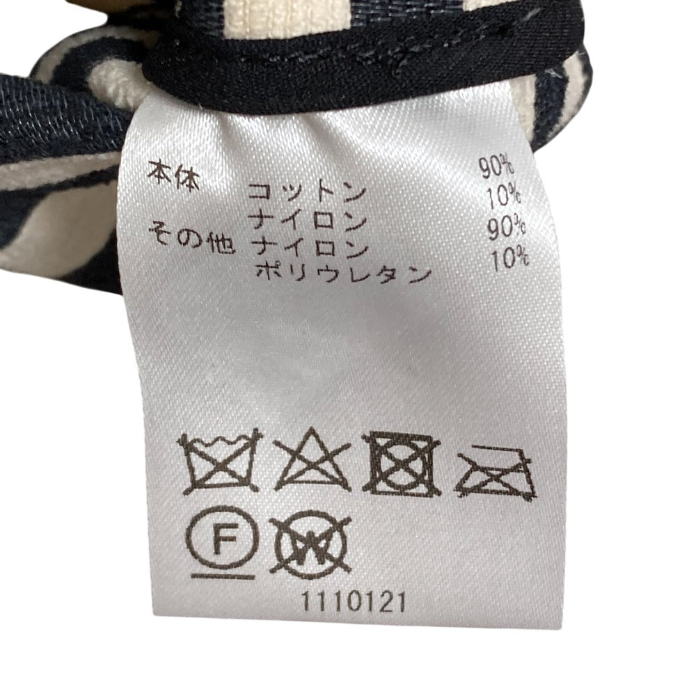 アリスアンドオリビア ボーダーコットントップス