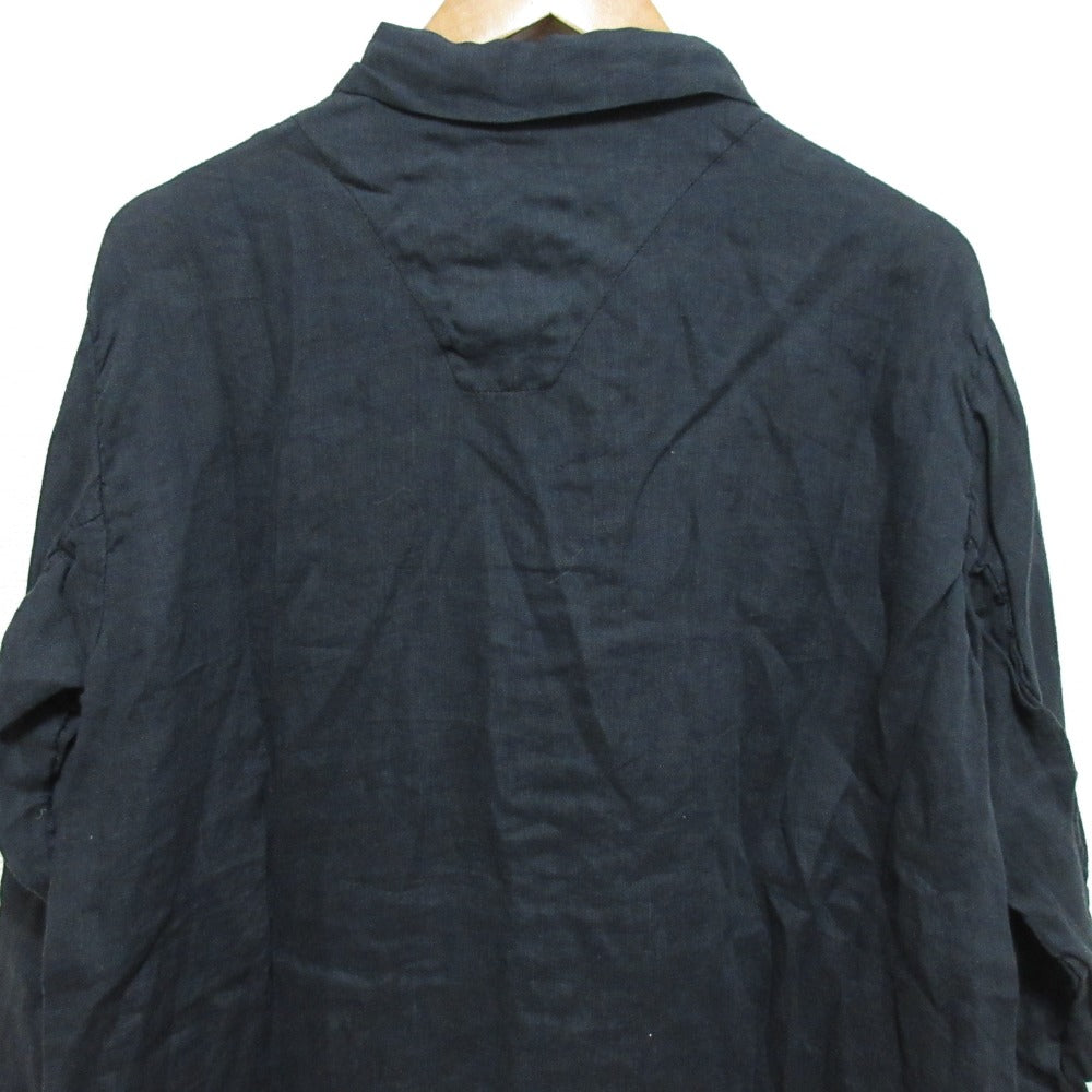 HARROW TOWN STORES リネン ロング シャツ