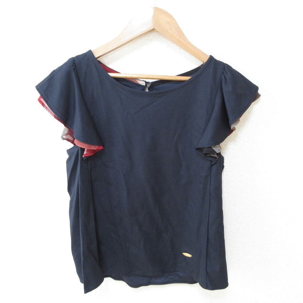 BLUE LABEL CRESTBRIDGE バタフライスリーブ コットンカットソー