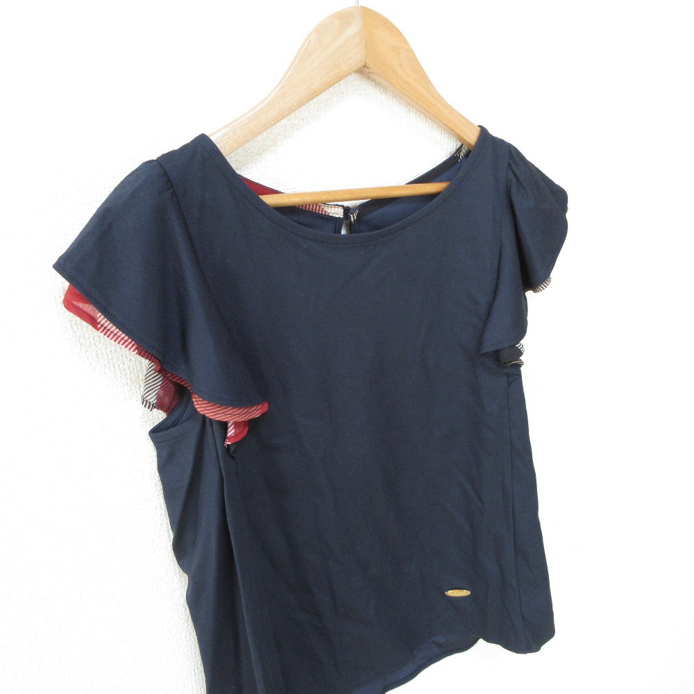 BLUE LABEL CRESTBRIDGE バタフライスリーブ コットンカットソー