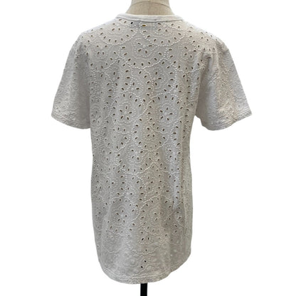 ポロラルフローレン エンブロイダリーカットワーク コットンTシャツ