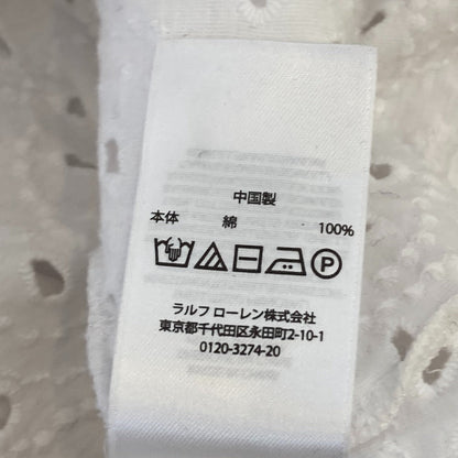 ポロラルフローレン エンブロイダリーカットワーク コットンTシャツ