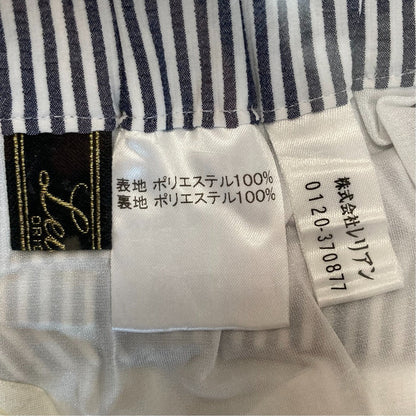 レリアン ストライプイージーワイドパンツ