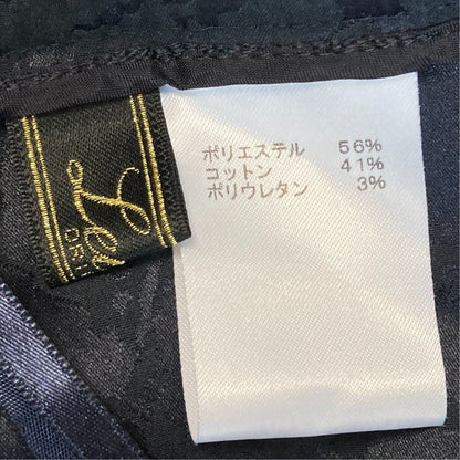 レリアン 総柄タックパンツ