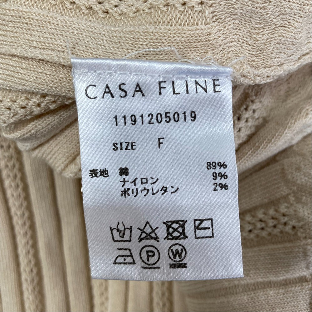 CASA FLINE リブニットワンピース