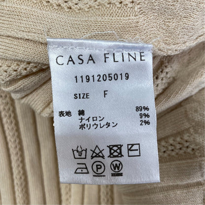 CASA FLINE リブニットワンピース