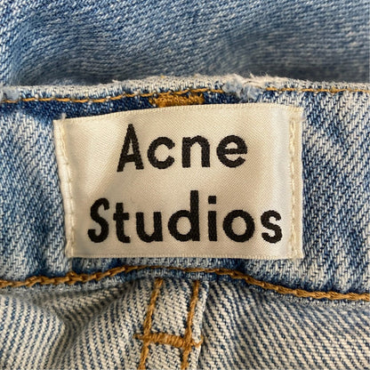 アクネストゥディオズ ヴィンテージ加工デニムストレートパンツ