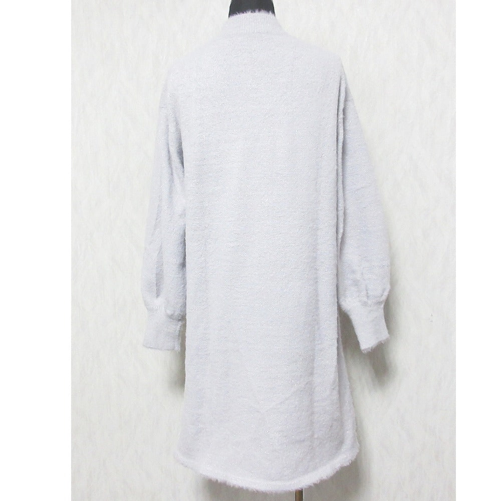 PROPORTION BODY DRESSING ラメ フェザー ドレス