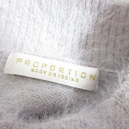 PROPORTION BODY DRESSING ラメ フェザー ドレス