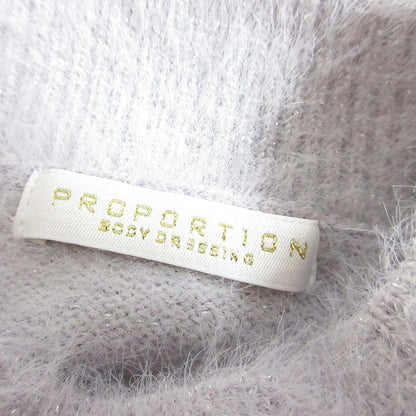 PROPORTION BODY DRESSING ラメ フェザー ドレス