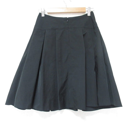 FOXEY NEW YORK ストレッチ タフタ フレア ミニ スカート