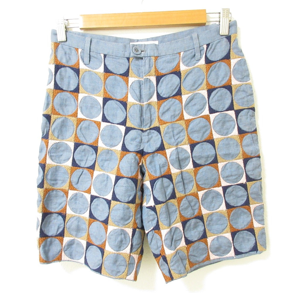 mina perhonen pallo シャンブレーショートパンツ