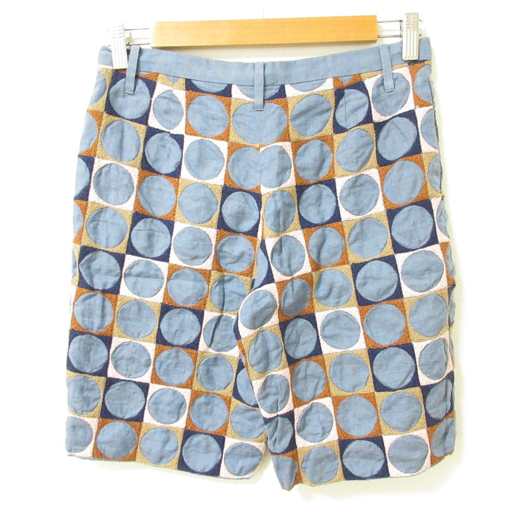 mina perhonen pallo シャンブレーショートパンツ