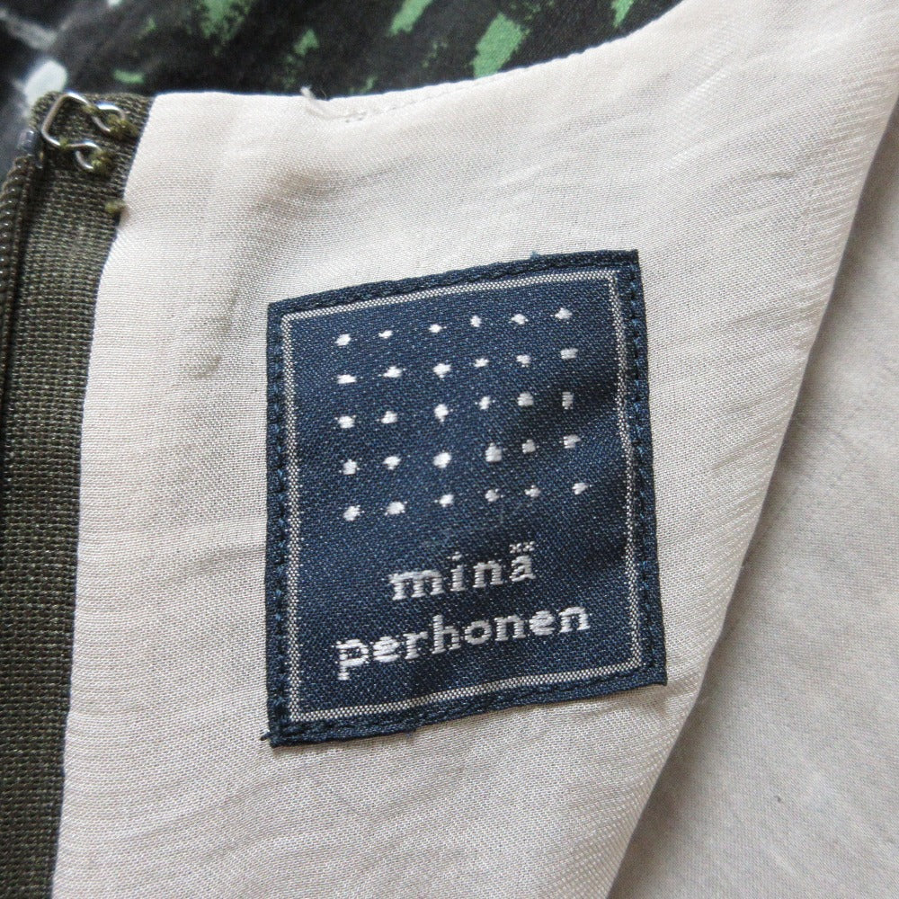 mina perhonen before シルク リネン ドレス