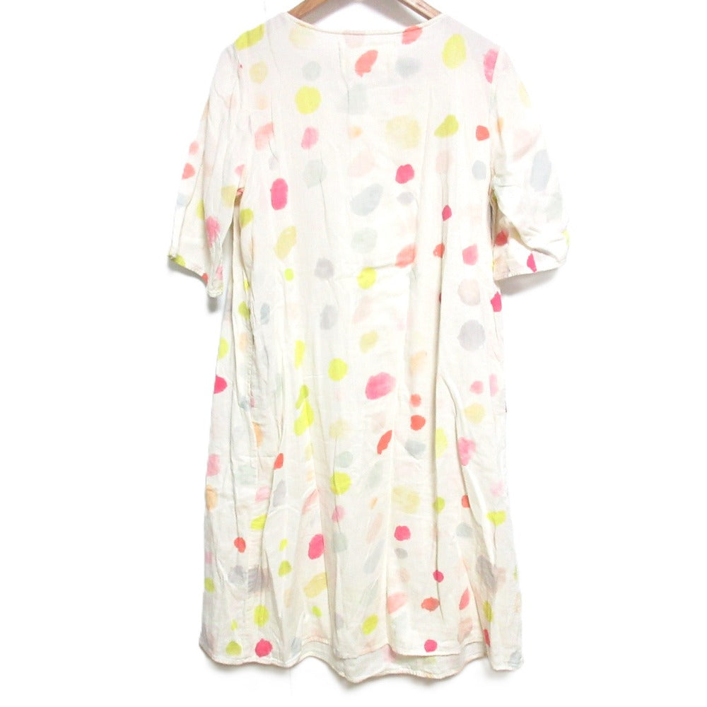 conges payes × Naomi Ito コラボ ドット ガーゼ ドレス