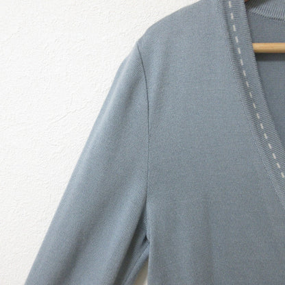 FOXEY NEW YORK COLLECTION 100% シルク ニット カーディガン