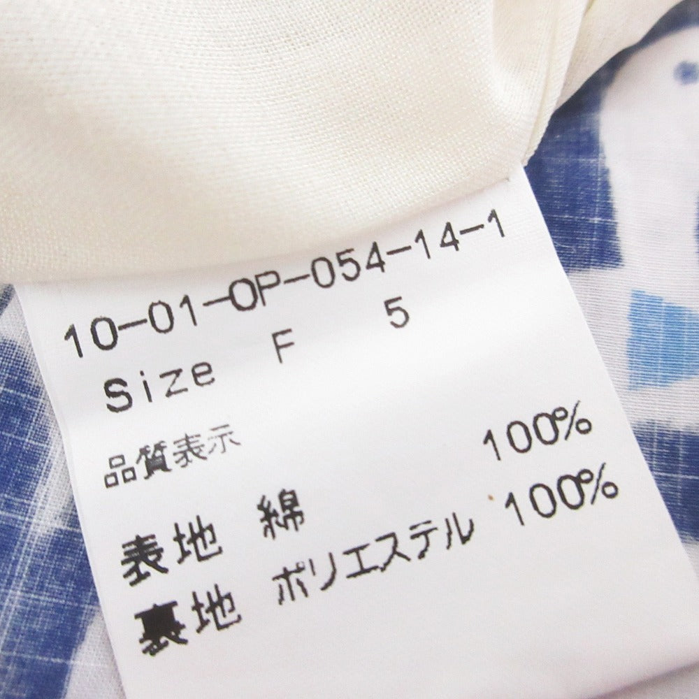 peu pres 出航式 プリント ドレス