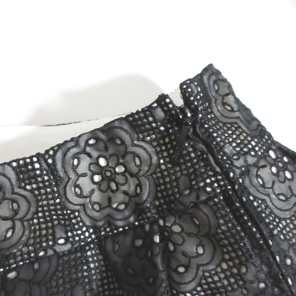 Rene 刺繍 フラワー レース スカート
