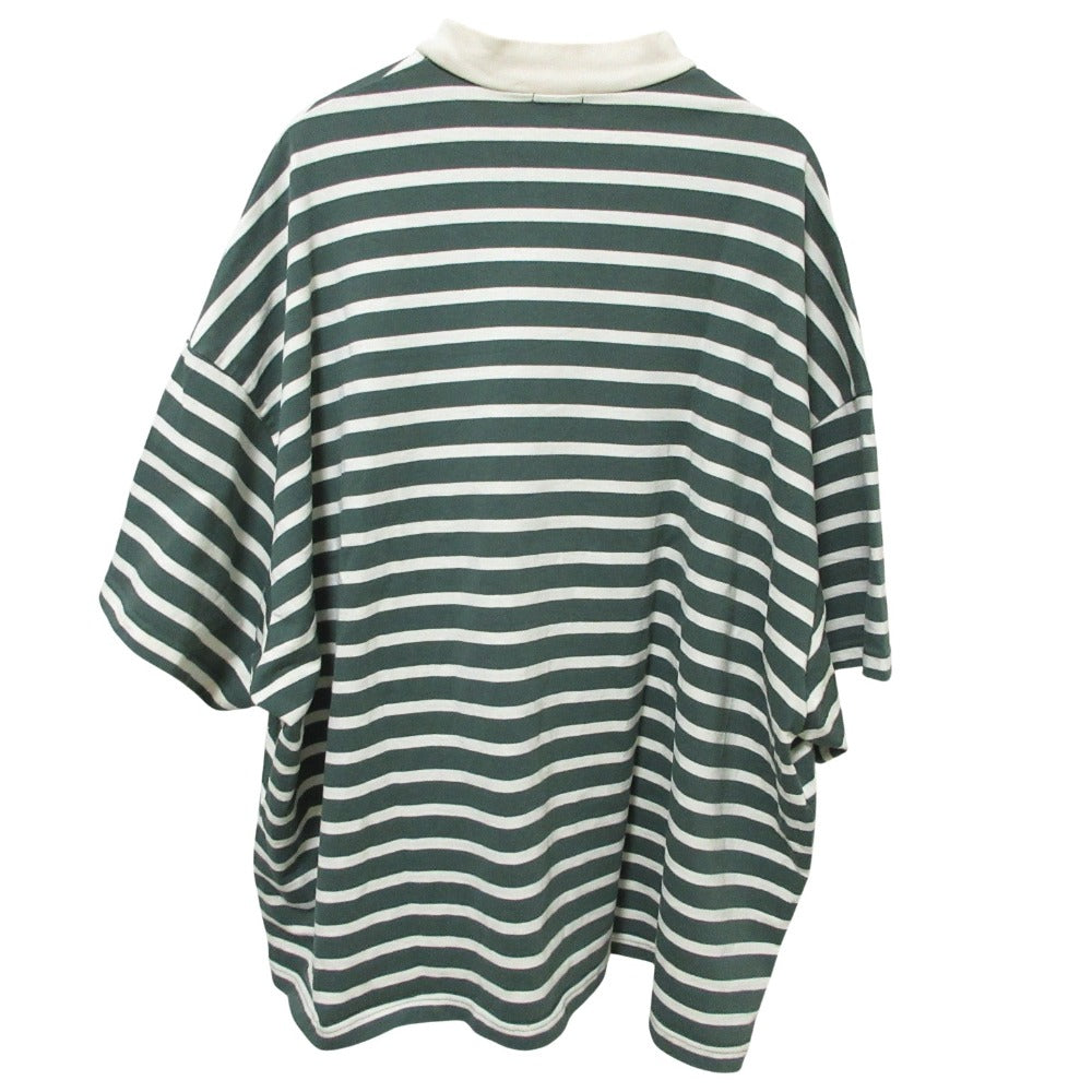 カラービーコン ボーダーハイネックTシャツ