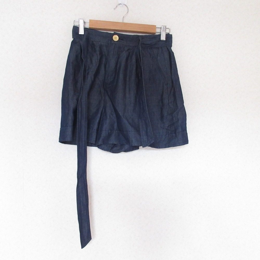 BLUE LABEL CRESTBRIDGE コットンリネンショートパンツ