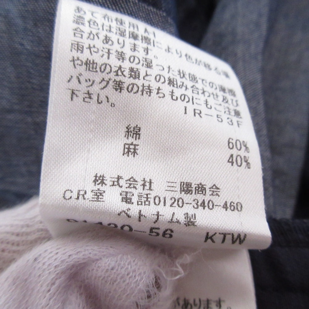 BLUE LABEL CRESTBRIDGE コットンリネンショートパンツ