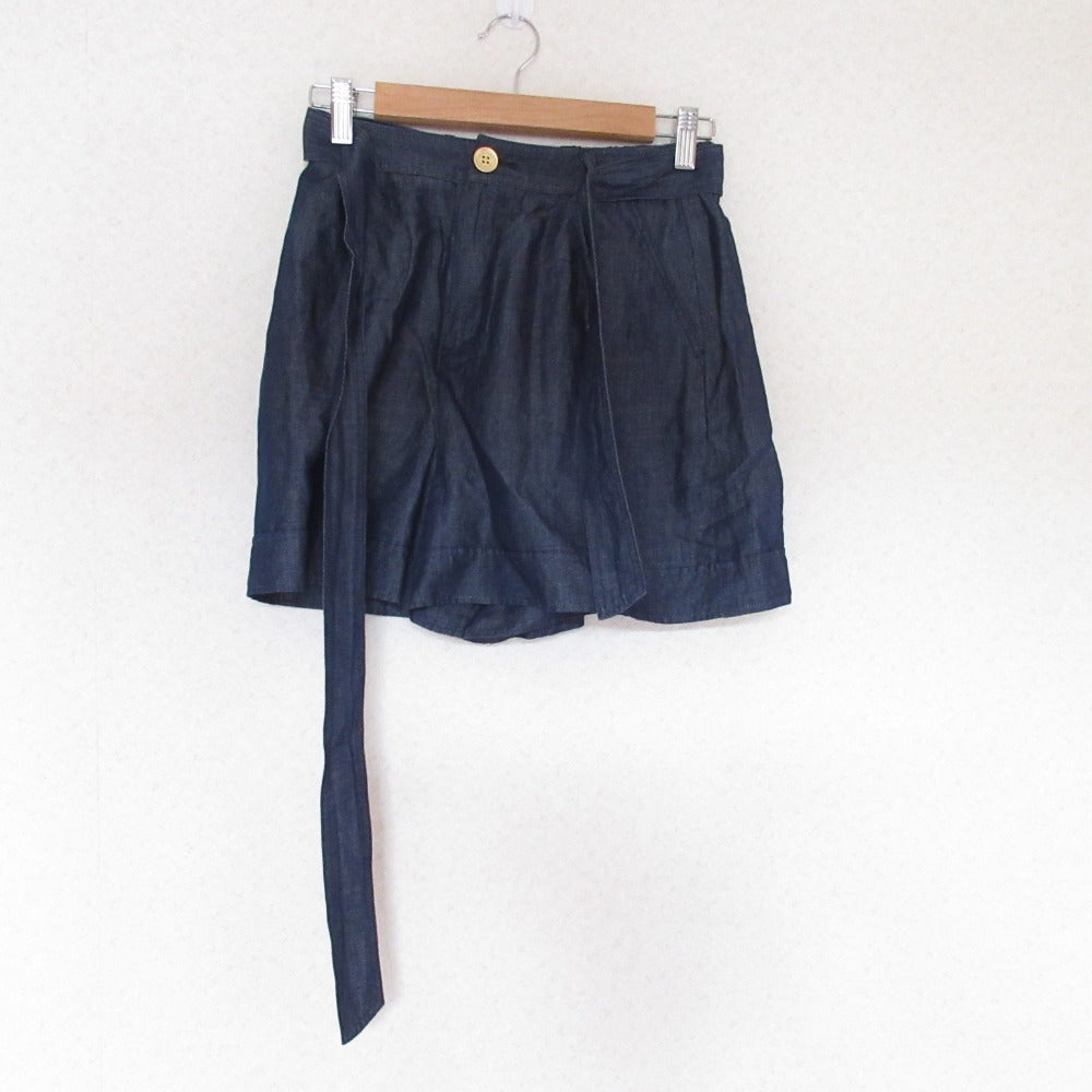 BLUE LABEL CRESTBRIDGE コットンリネンショートパンツ