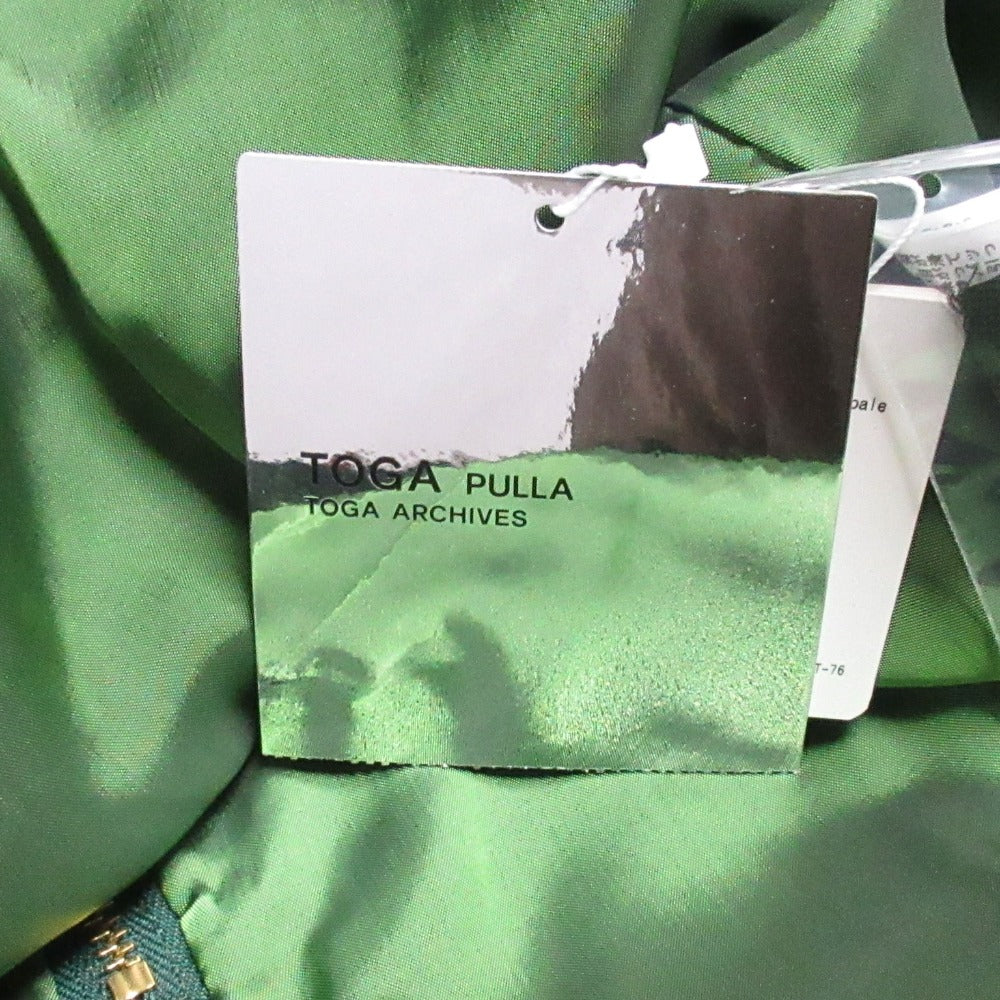 TOGA PULLA アセテート レーヨン ジャカード ブラウス