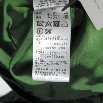 TOGA PULLA アセテート レーヨン ジャカード ブラウス