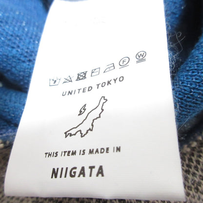 UNITED TOKYO エンブロイダリーコンビネーションニット