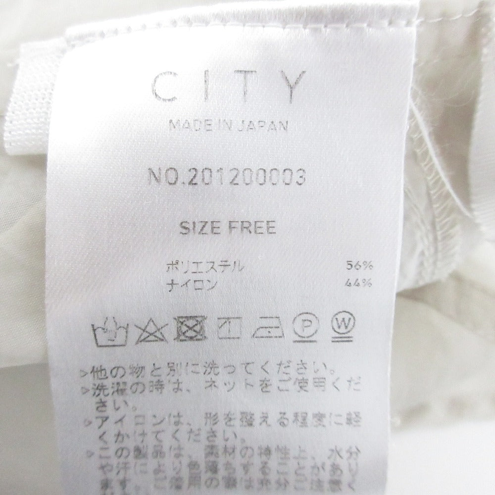 CITY オーガンザ 長袖 シャツ