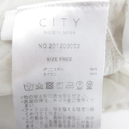 CITY オーガンザ 長袖 シャツ