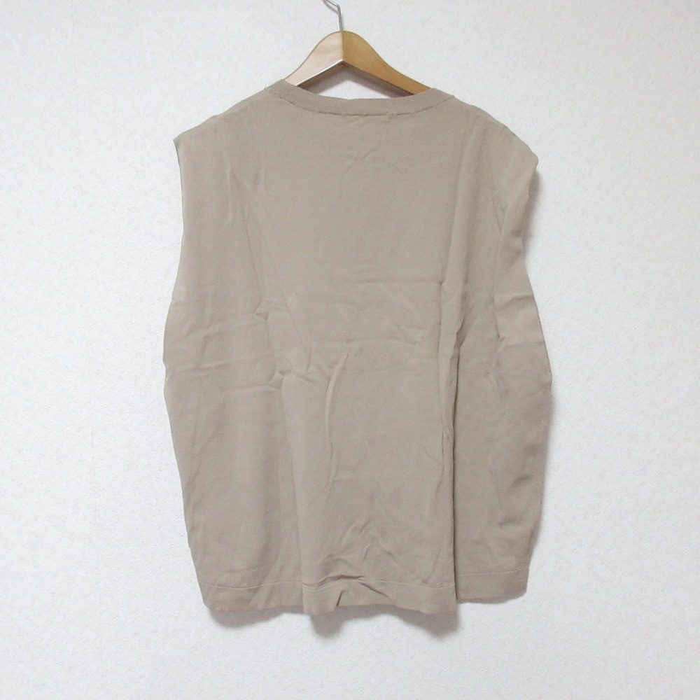 自由区 クレープストレッチ ニットベスト