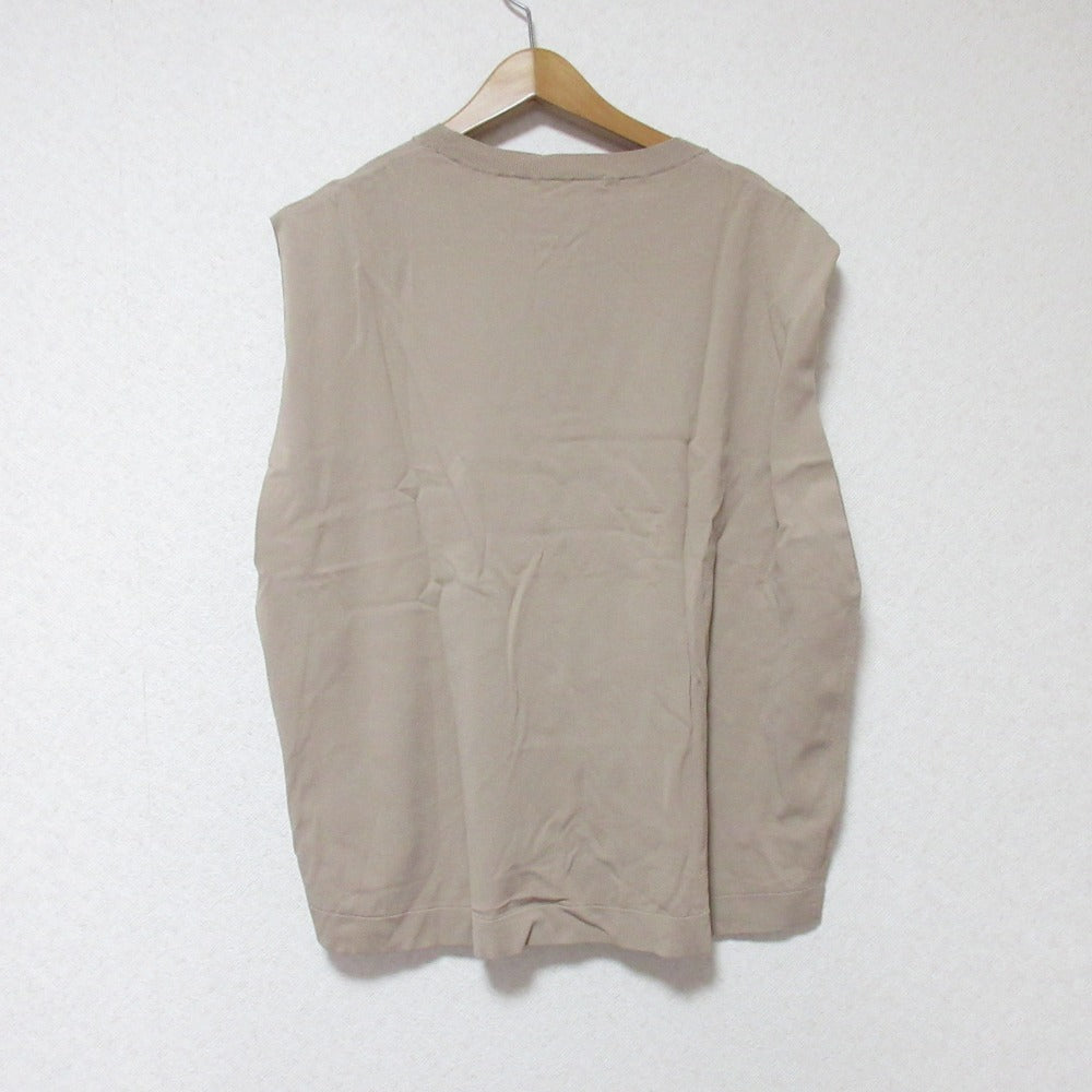 自由区 クレープストレッチ ニットベスト