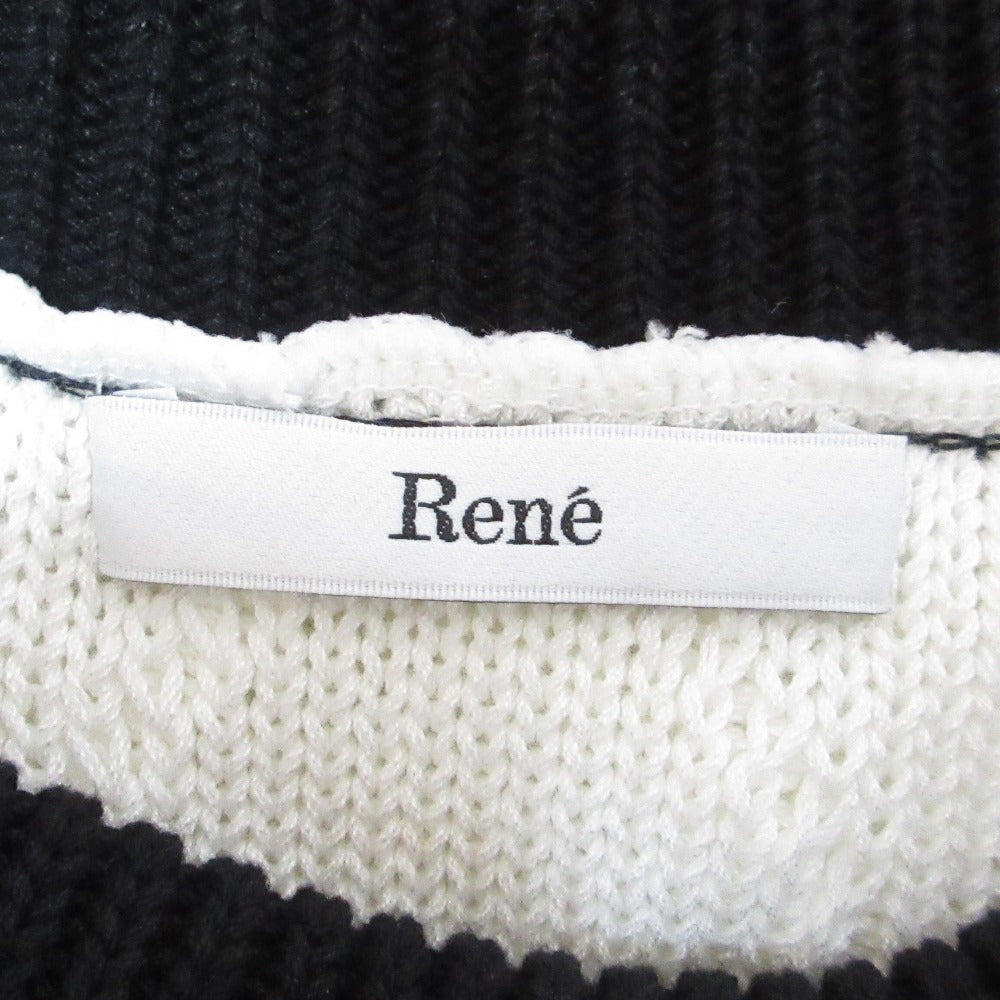 Rene ケーブルニットノースリーブセーターベスト