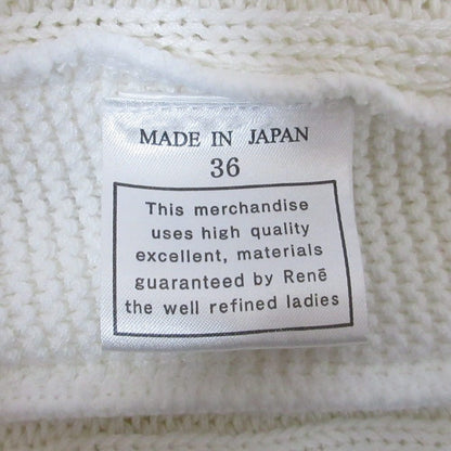 Rene ケーブルニットノースリーブセーターベスト