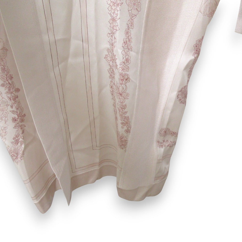 エルメス Brides de Gala en Fleurs シルクロングカーディガン34
