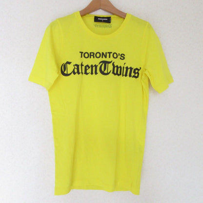 ディースクエアード プリントコットンTシャツ