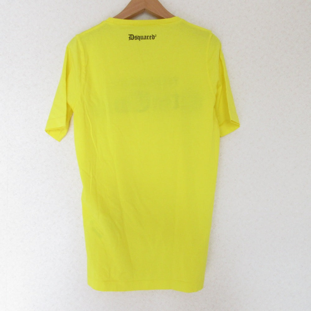 ディースクエアード プリントコットンTシャツ