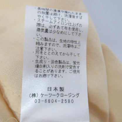 yori リネンブレンドブラウス