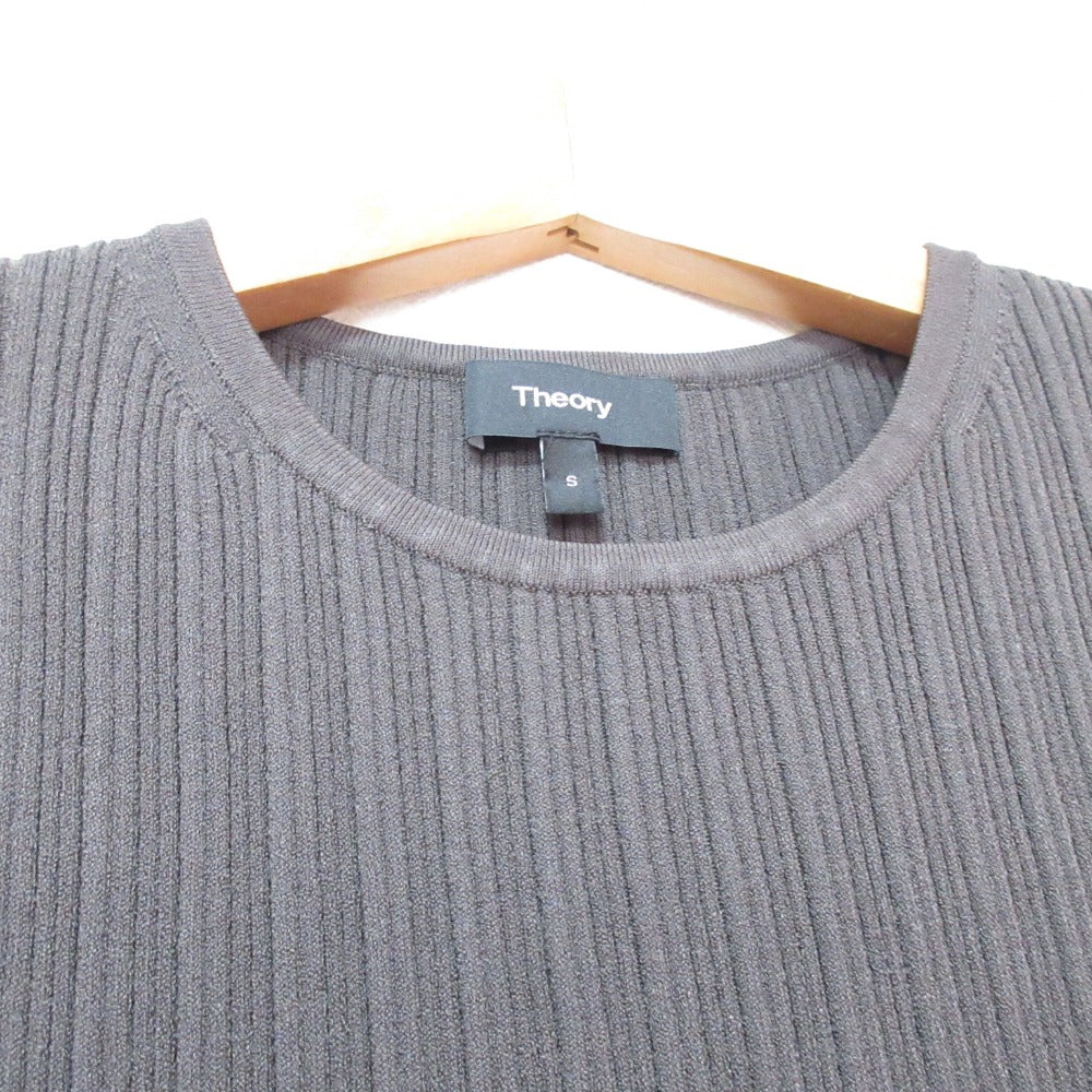 Theory リブニットノースリーブカットソー