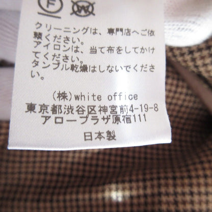クチュールドアダム ガンクラブチェック スリットパンツ