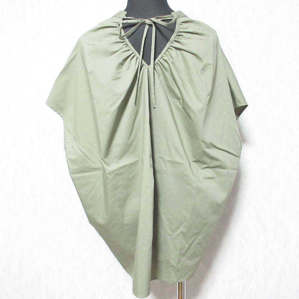 MICA&DEAL back ribbon gather ブラウス