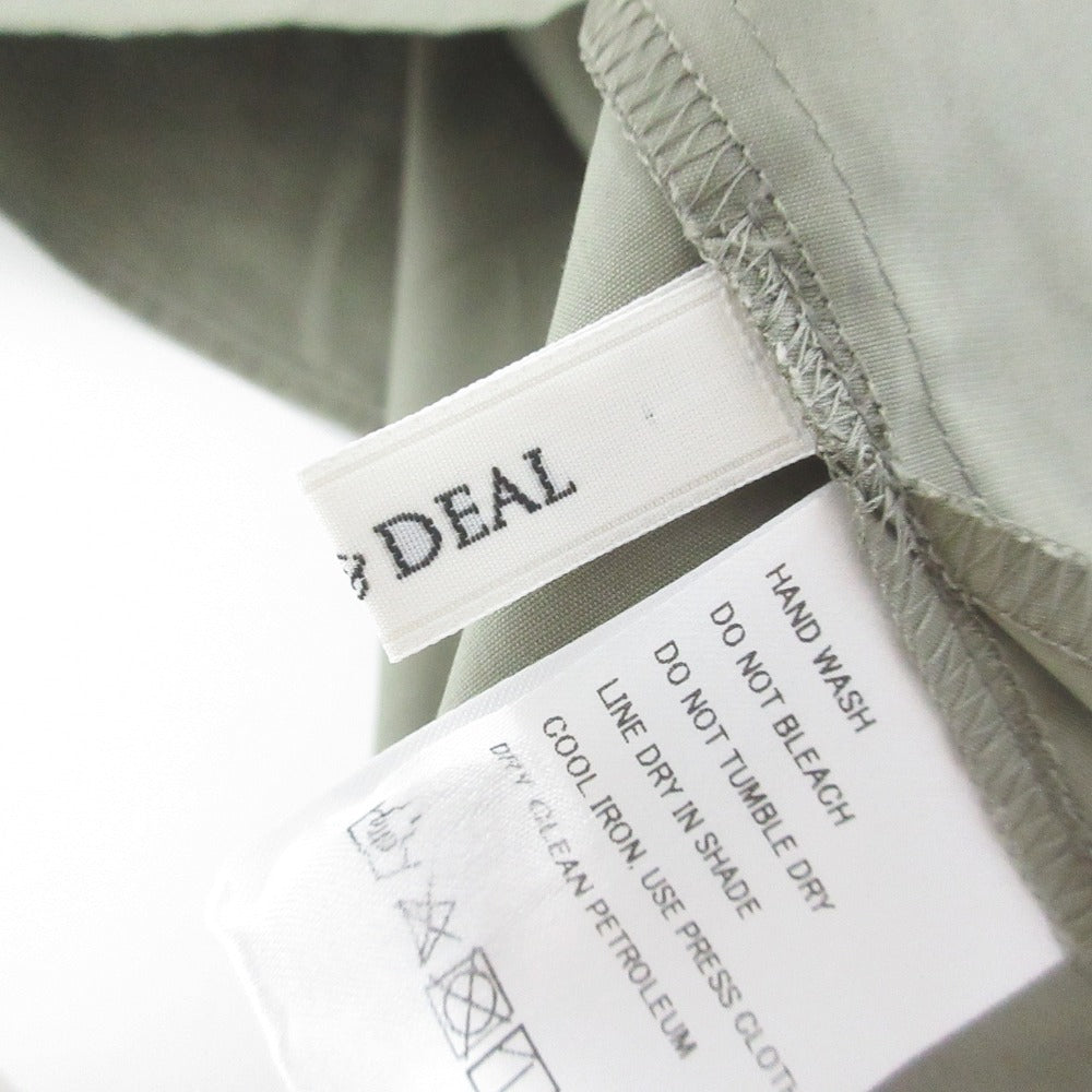 MICA&DEAL back ribbon gather ブラウス