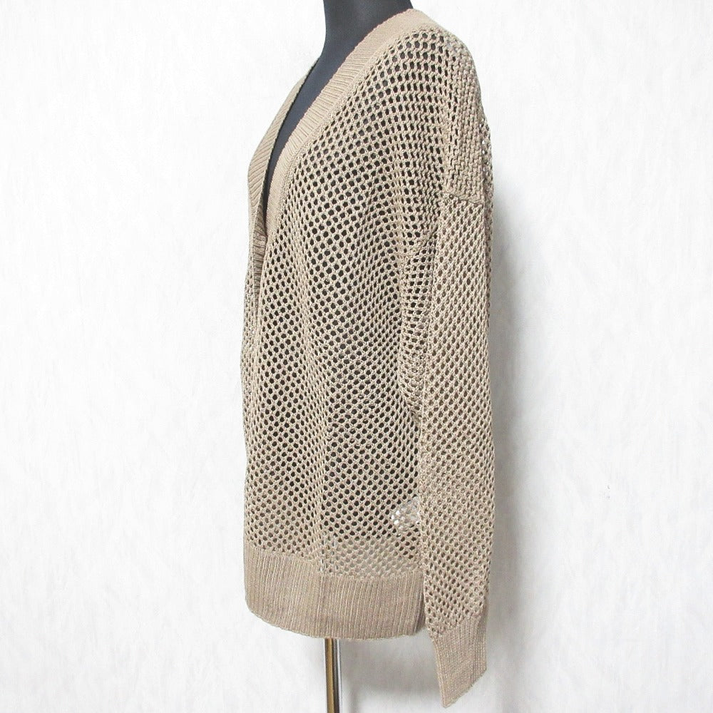 GALLARDAGALANTE Vネック メッシュ カーディガン